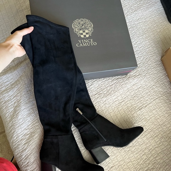 Over knee stretch suede boots - Picture 6 of 6